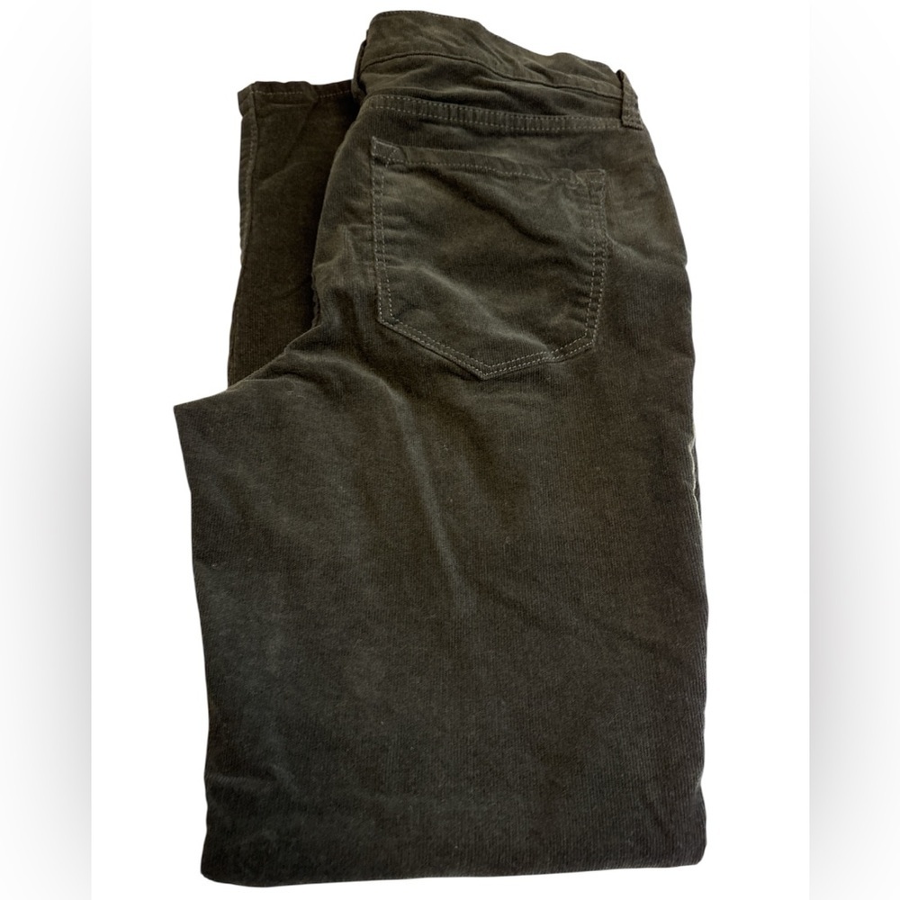 Old Navy corduroy pants Rockstar style line midrise button/zipper pockets Sz 6R